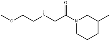 피페리딘,1-[[(2-메톡시에틸)아미노]아세틸]-3-메틸-(9CI) 구조식 이미지