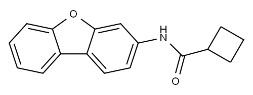 Cyclobutanecarboxamide, N-dibenzofuran-3-yl- (9CI) 구조식 이미지