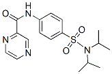 Pyrazinecarboxamide, N-[4-[[bis(1-methylethyl)amino]sulfonyl]phenyl]- (9CI) 구조식 이미지