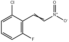 2-CHLORO-6-FLUORO-OMEGA-NITROSTYRENE 구조식 이미지