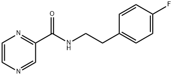 Pyrazinecarboxamide, N-[2-(4-fluorophenyl)ethyl]- (9CI) Structure