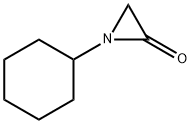 Aziridinone, 1-cyclohexyl- (9CI) Structure