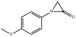Aziridinone, 1-(4-methoxyphenyl)- (9CI) 구조식 이미지