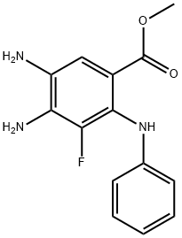 Methyl 4,5-diaMino-3-fluoro-2-(phenylaMino)benzoate Structure