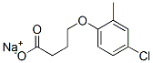sodium 4-(4-chloro-o-tolyloxy)butyrate 구조식 이미지
