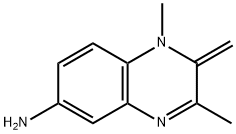 6-Quinoxalinamine,1,2-dihydro-1,3-dimethyl-2-methylene-(9CI) 구조식 이미지