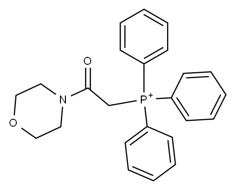 (2-oxo-2-morpholino)ethyltriphenylphosphonium 구조식 이미지