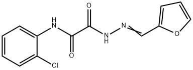 Acetic acid, [(2-chlorophenyl)amino]oxo-, (2-furanylmethylene)hydrazide (9CI) Structure