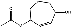 2-Cycloheptene-1,4-diol,monoacetate(9CI) Structure