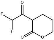 2H-Pyran-2-one, 3-(difluoroacetyl)tetrahydro- (9CI) Structure