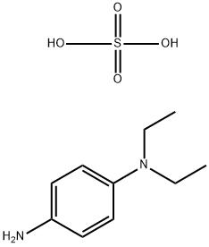 N,N-DIETHYL-P-PHENYLENEDIAMINE SULFATE 구조식 이미지