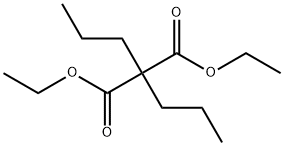 Diethyl dipropylmalonate Structure