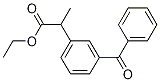 Benzeneacetic acid, 3-benzoyl-a-Methyl-, ethyl ester Structure