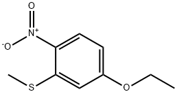 Benzene, 4-ethoxy-2-(methylthio)-1-nitro- (9CI) Structure