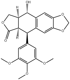 ISOPICROPODOPHYLLONE 구조식 이미지