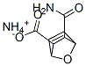 azanium 5-carbamoyl-7-oxabicyclo[2.2.1]hept-2-ene-6-carboxylate 구조식 이미지