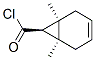 Bicyclo[4.1.0]hept-3-ene-7-carbonyl chloride, 1,6-dimethyl-, (1alpha,6alpha,7beta)- (9CI) Structure