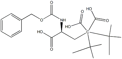 Z-L-GLA(OTBU)2-OH 구조식 이미지