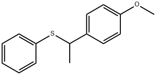 p-[1-(Phenylthio)ethyl]anisole Structure