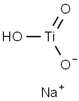Monosodium titanate 구조식 이미지