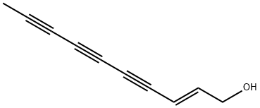 (E)-2-Decene-4,6,8-triyn-1-ol Structure