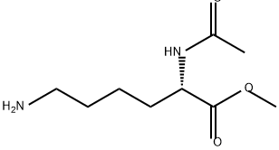 alpha-acetyllysine methyl ester 구조식 이미지