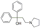 알파,알파-디페닐피롤리딘-1-프로판올 구조식 이미지