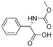 Benzeneacetic acid, a-[(Methoxycarbonyl)aMino]-, (S)- Structure