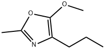 Oxazole, 5-methoxy-2-methyl-4-propyl- (9CI) Structure