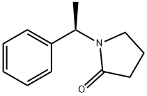 1-[(1R)-1-Phenylethyl]pyrrolidin-2-one 구조식 이미지