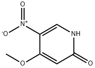 5-NITRO-2-HYDROXY-4-METHOXYPYRIDINE 구조식 이미지