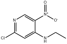 (2-CHLORO-5-NITRO-PYRIDIN-4-YL)-ETHYL-AMINE 구조식 이미지