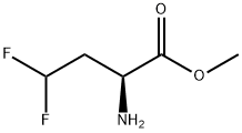 Butanoic acid, 2-amino-4,4-difluoro-, methyl ester, (2S)- (9CI) Structure