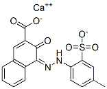 calcium (4Z)-4-[(4-methyl-2-sulfonato-phenyl)hydrazinylidene]-3-oxo-naphthalene-2-carboxylate 구조식 이미지