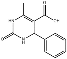 1,2,3,4-Tetrahydro-6-methyl-2-oxo-4-phenyl-5-pyrimidinecarboxylic acid Structure
