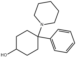 4-phenyl-4-piperidinocyclohexanol Structure