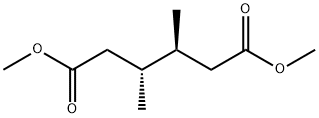 (3R,4S)-3,4-Dimethyladipic acid dimethyl ester Structure