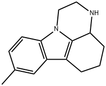 2,3,3A,4,5,6-HEXAHYDRO-8-METHYL-1H-PYRAZINO[3,2,1-J,K]CARBAZOLE MESYLATE Structure