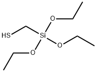 (Mercaptomethyl)triethoxysilane Structure