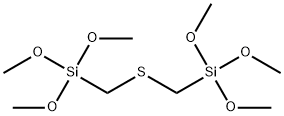 Bis(trimethoxysilylmethyl) sulfide Structure