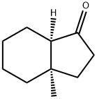 1H-Inden-1-one,octahydro-3a-methyl-,(3aR,7aR)-(9CI) 구조식 이미지