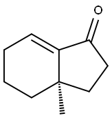 1H-Inden-1-one,2,3,3a,4,5,6-hexahydro-3a-methyl-,(3aR)-(9CI) Structure