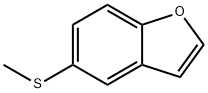 Benzofuran,  5-(methylthio)- Structure