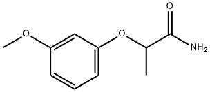 2-(3-Methoxyphenoxy)propanamide 구조식 이미지