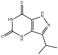 1H-Pyrazolo[4,3-d]pyriMidine-5,7(4H,6H)-dione, 3-(1-Methylethyl)- 구조식 이미지