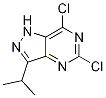 1H-Pyrazolo[4,3-d]pyriMidine, 5,7-dichloro-3-(1-Methylethyl)- Structure