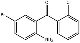 2-Amino-5-bromine-2'-chloro benzophenone 구조식 이미지