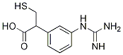 Benzeneacetic acid, 3-[(aMinoiMinoMethyl)aMino]-a-(MercaptoMethyl)- Structure