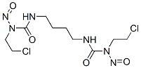 1,1'-Tetramethylenebis[3-(2-chloroethyl)-3-nitrosourea] Structure