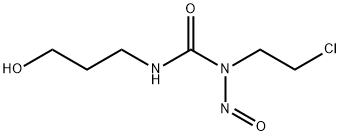 3-(2-Chloroethyl)-1-(3-hydroxypropyl)-3-nitrosourea 구조식 이미지